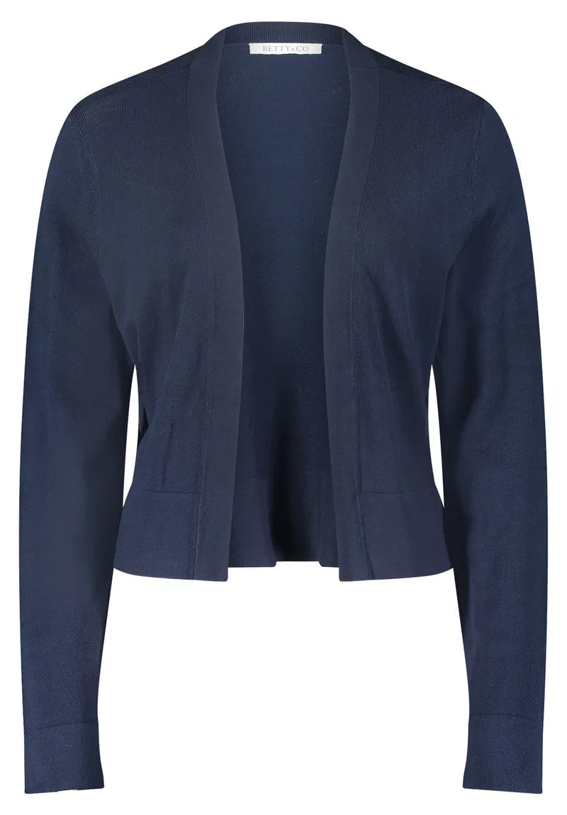 BETTY &amp; CO Women's short cotton jacket, dark blue 
