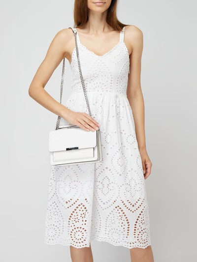 Rich &amp; Royal Women's cotton dress with embroidery, white