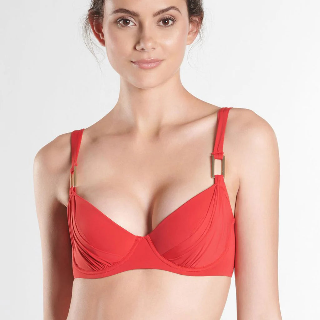 AUBADE underwired push-up swimsuit top