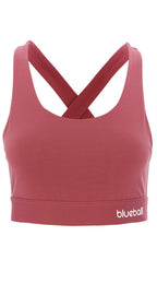 Дамски спортен сутиен BLUEBALL Crossback, розов