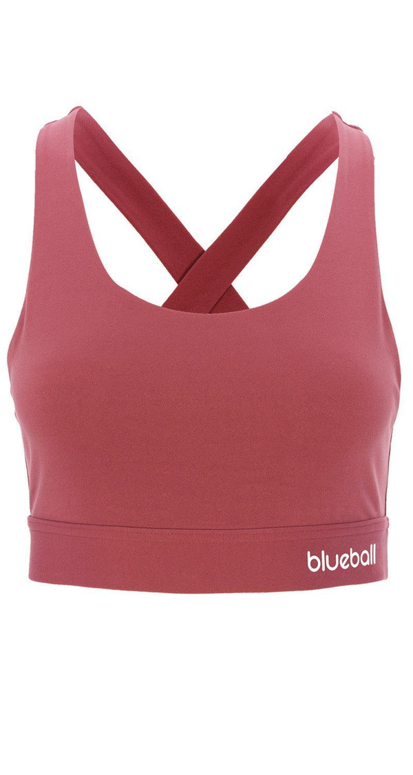 Дамски спортен сутиен BLUEBALL Crossback, розов
