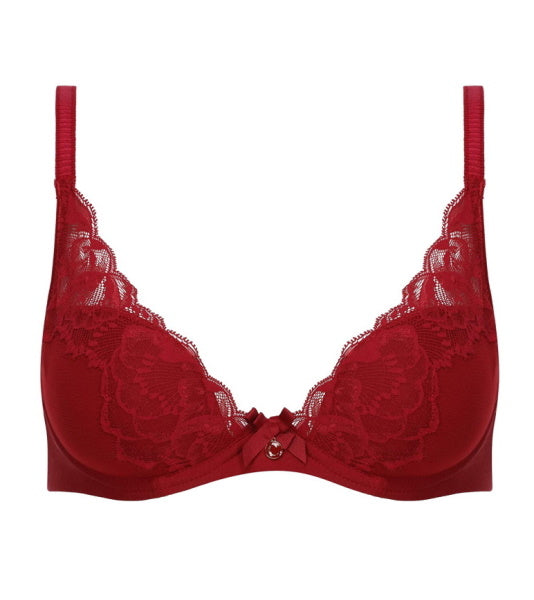 Сутиен с банели Chantelle Orangerie, червен