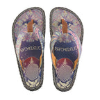 Women's slippers with a floral print Calceo