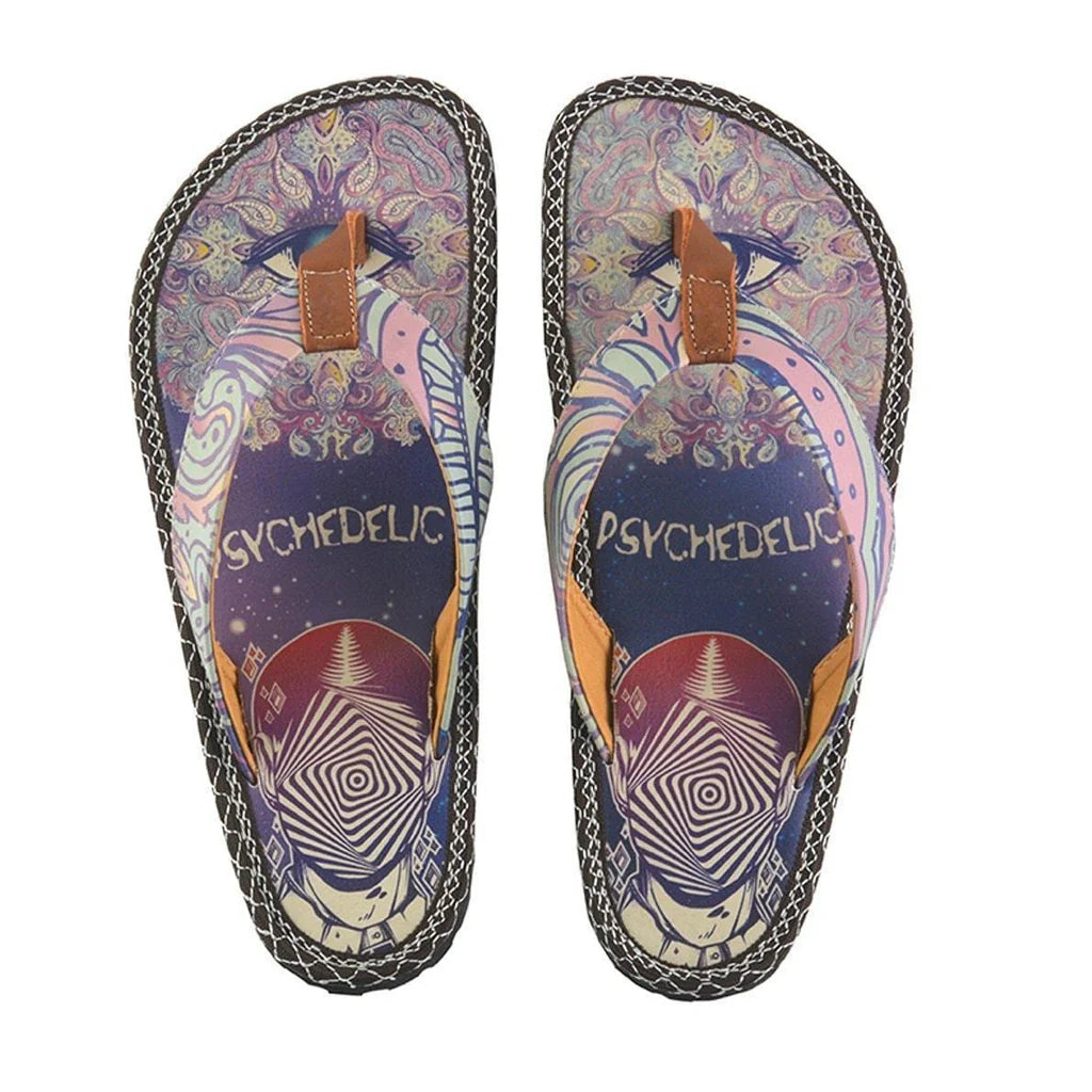 Women's slippers with a floral print Calceo
