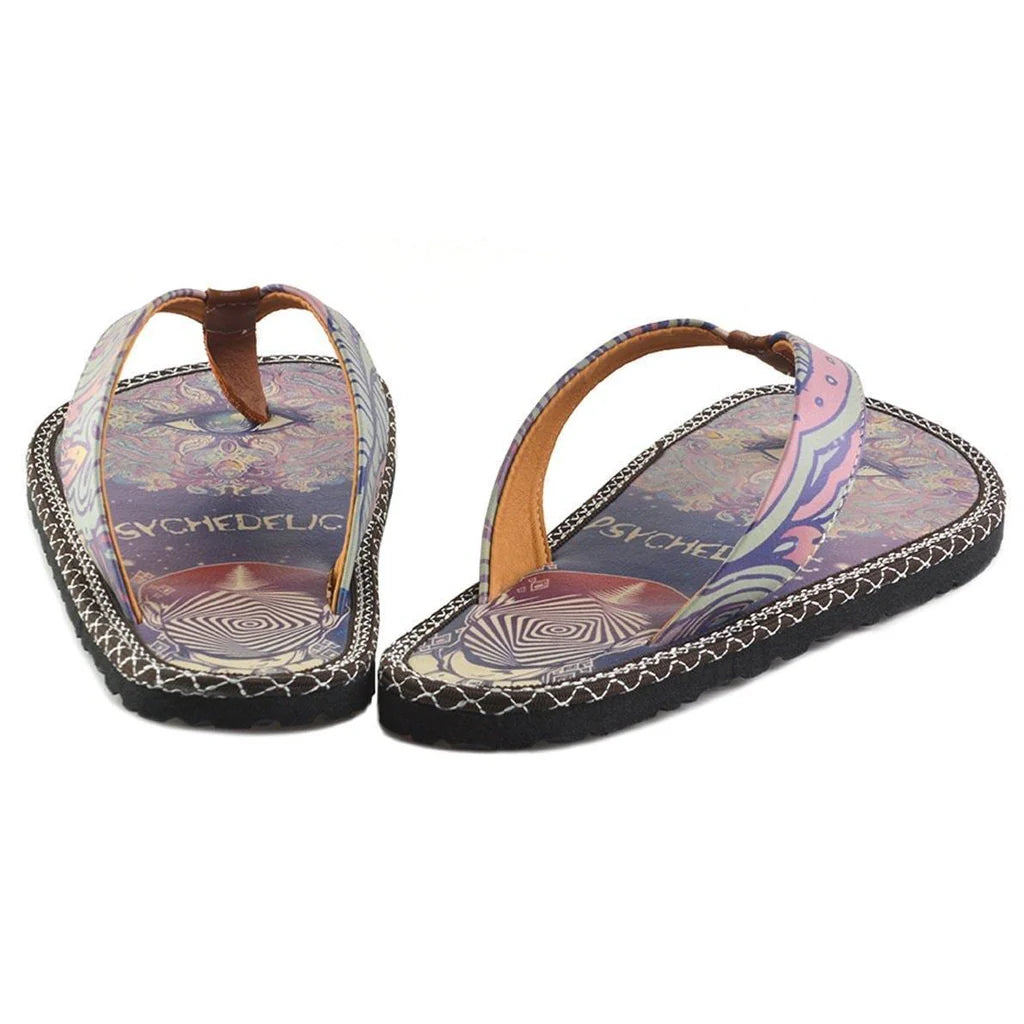 Women's slippers with a floral print Calceo