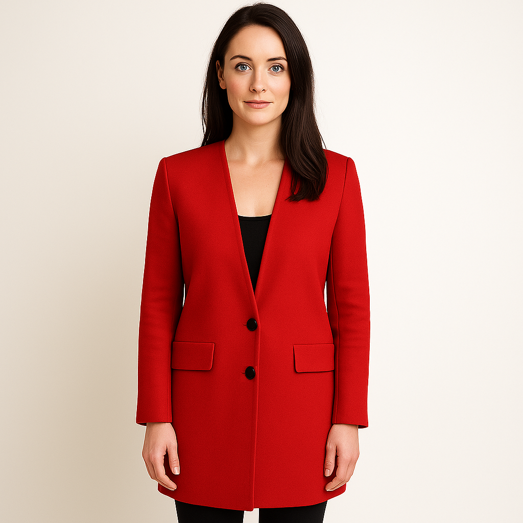 Women's wool coat, light brown 