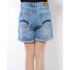 Desigual sequined denim shorts 