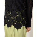 Дамска черна плетена блуза Desigual JERS LYN
