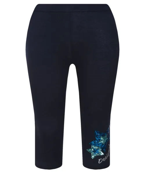 Desigual Baby cotton leggings, dark blue