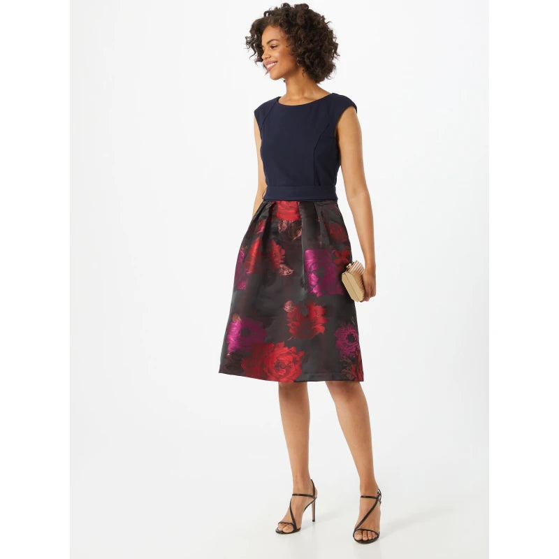 Apart Women's elegant dress, dark blue