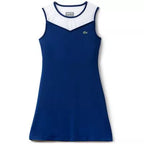 Lacoste Women's sports dress, blue-white