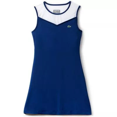 Lacoste Women's sports dress, blue-white