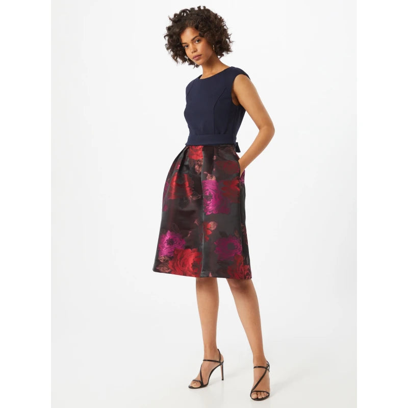 Apart Women's elegant dress, dark blue