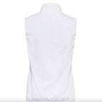 Golfino Windproof two-layer sports vest with sequins, white