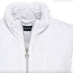 Golfino Windproof two-layer sports vest with sequins, white