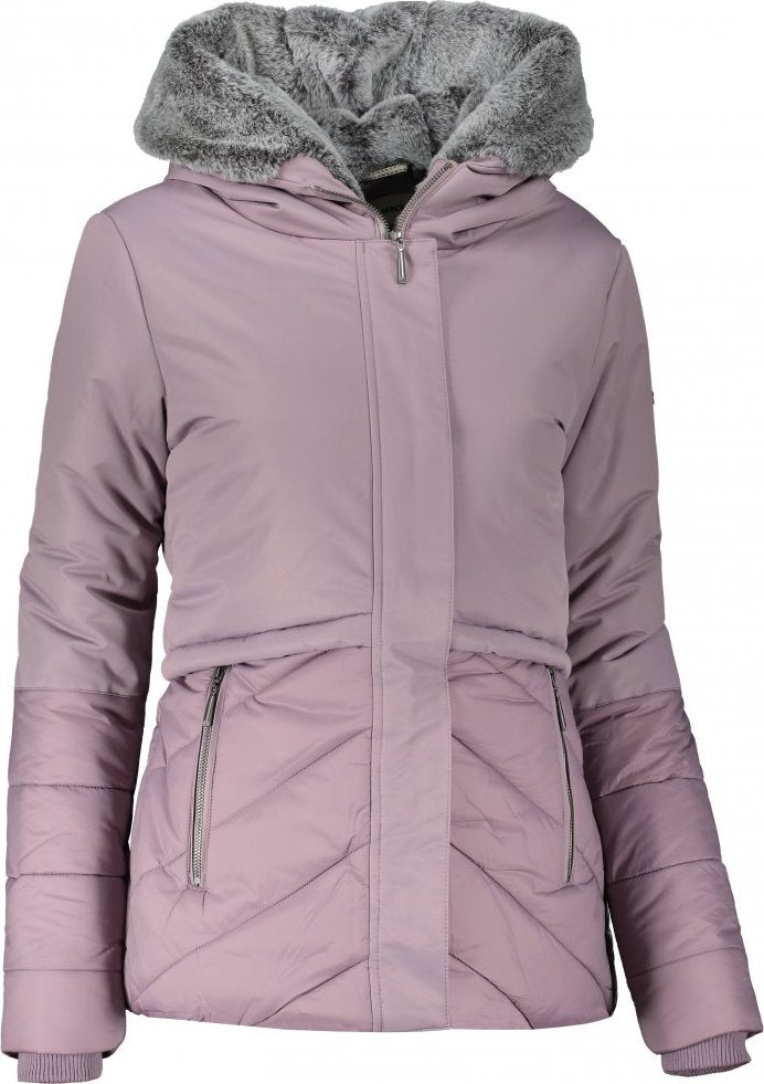 ALPINE PRO GABRIELLA 4 women's sports waterproof jacket with PTX membrane, rose ash color