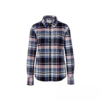 Women's cotton shirt, multi-colored check