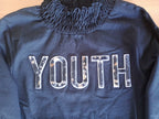 NAME IT Children's cotton blouse with long sleeves, dark blue