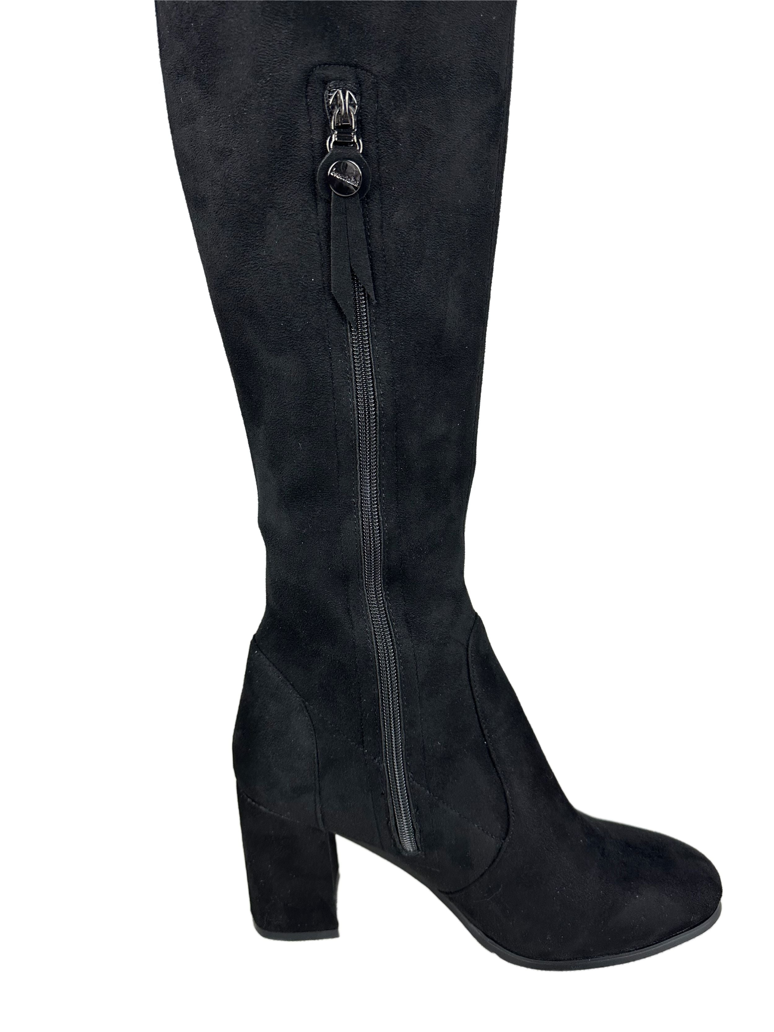 Braccialini women's suede ankle boots, black