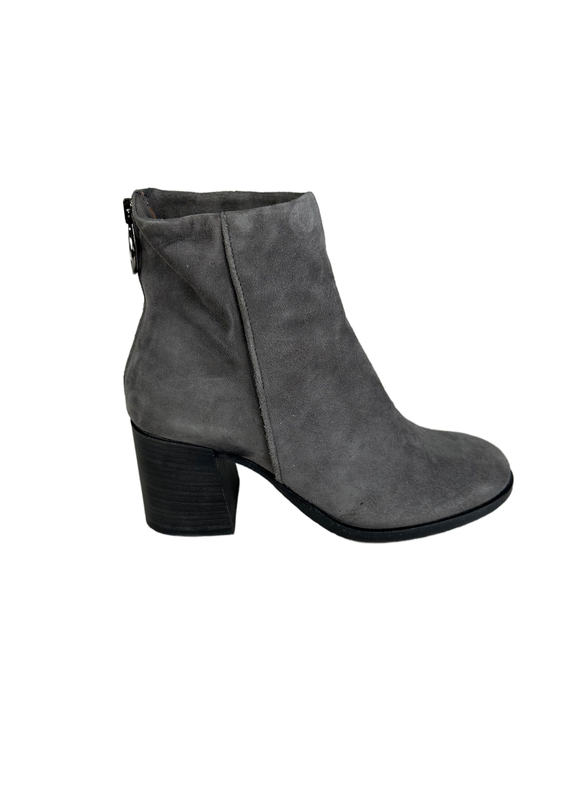 Women's suede boots MJUS, gray