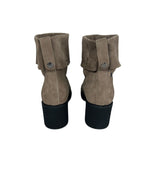 Braccialini women's suede boots, brown