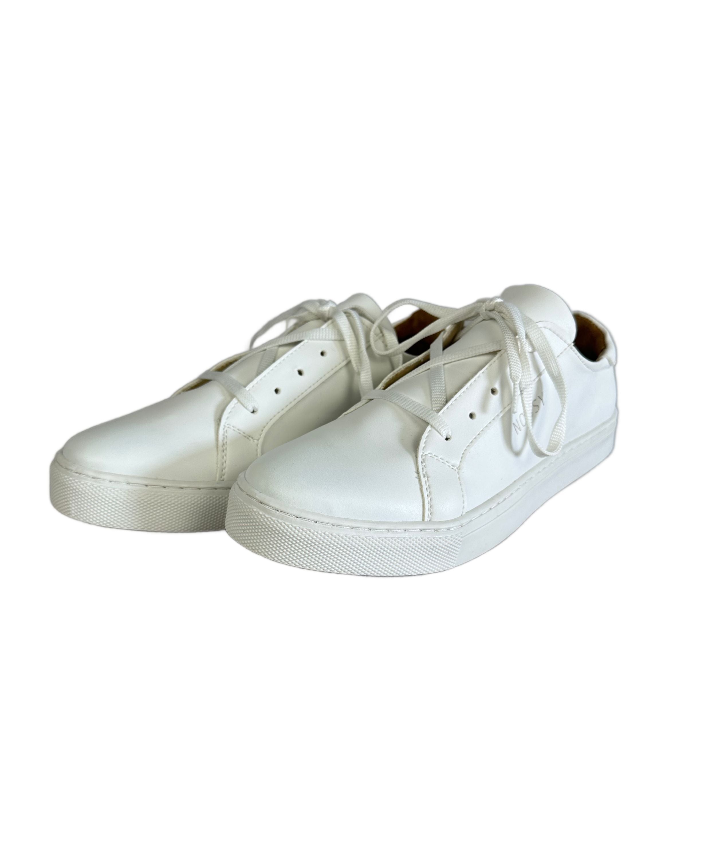 Women's eco-leather sneakers Noosy, white