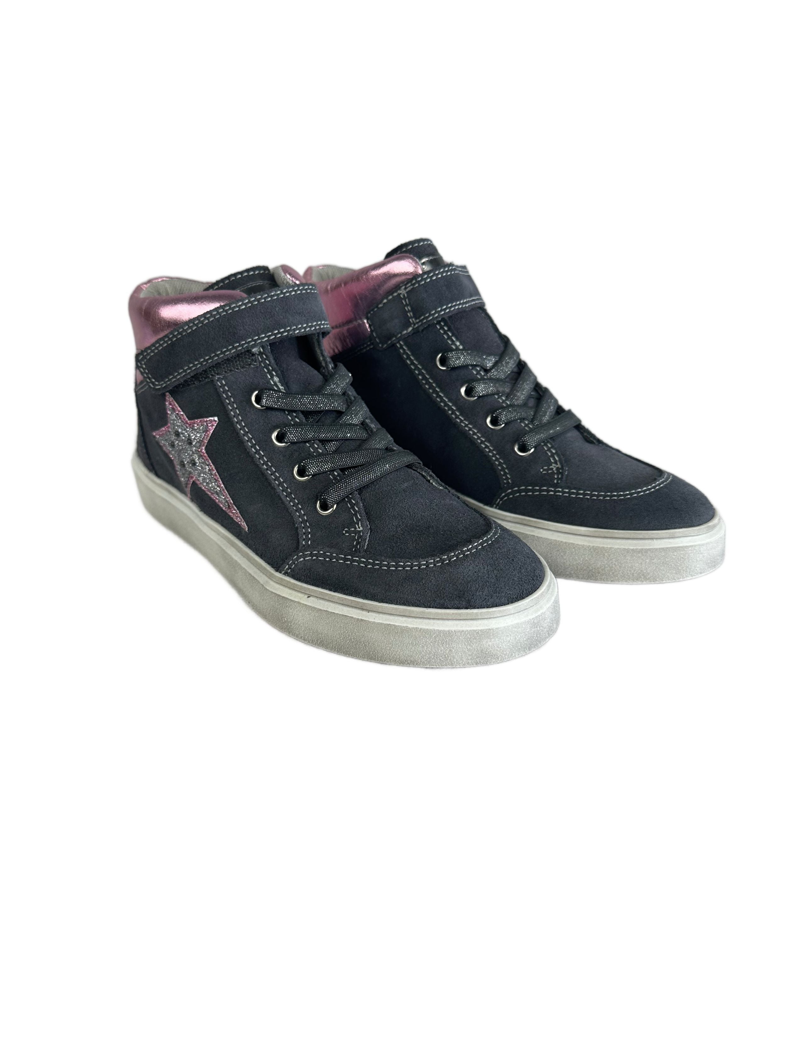 Children's shoes made of genuine leather with LED lights Richter