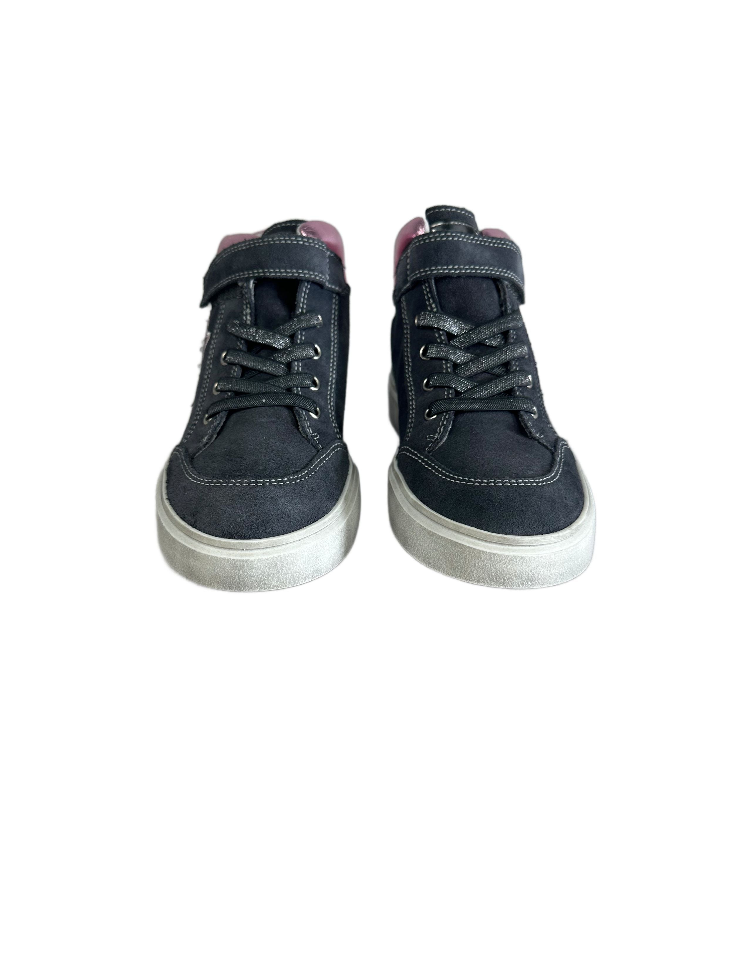 Children's shoes made of genuine leather with LED lights Richter