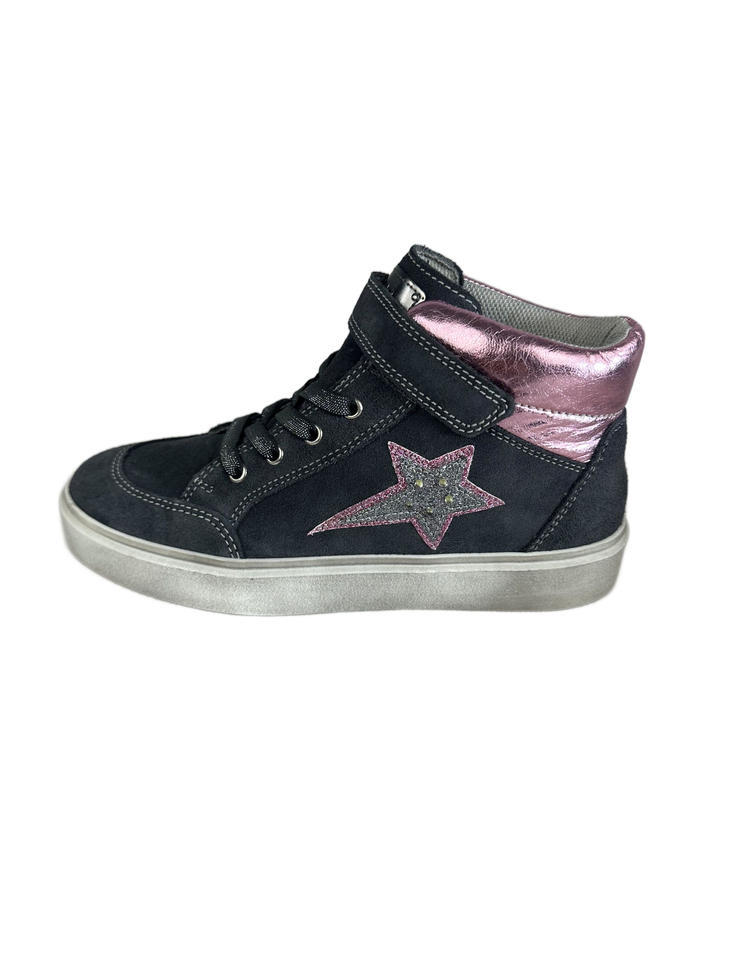Children's shoes made of genuine leather with LED lights Richter
