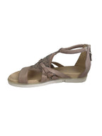 Women's genuine leather sandals MJUS, beige