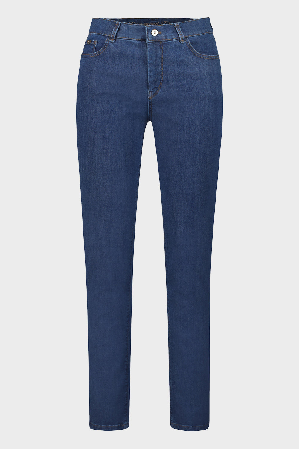 GARDEUR Women's classic straight cotton jeans, blue