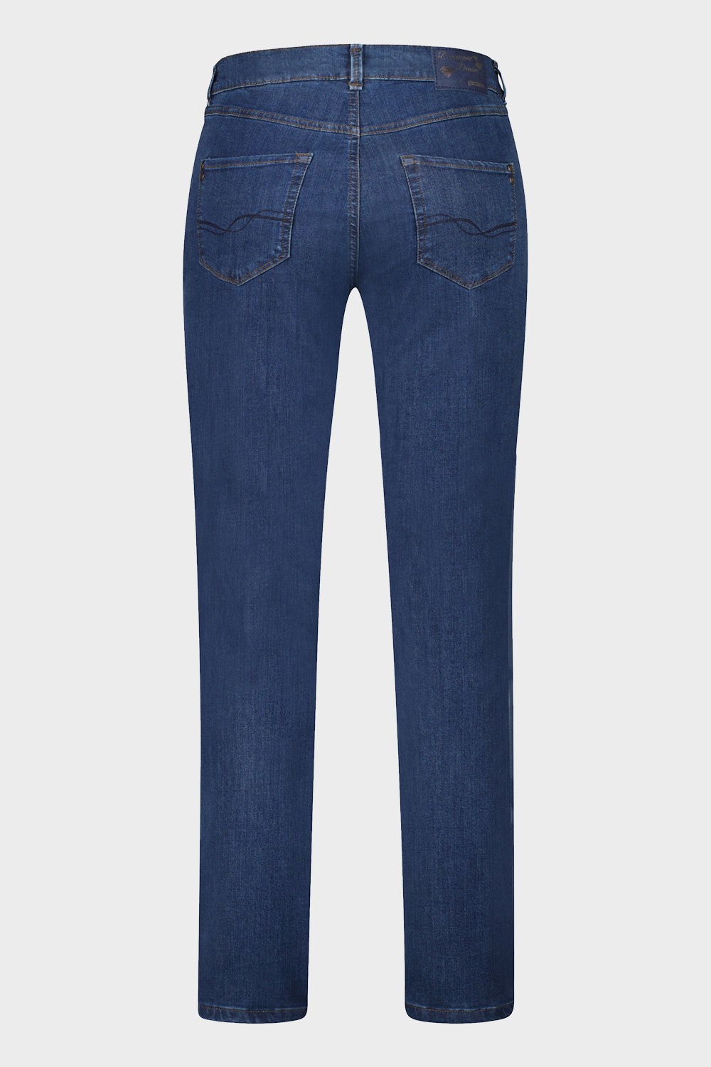 GARDEUR Women's classic straight cotton jeans, blue