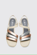 Elegant women's sandals made of genuine leather Camper Twins