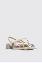 Elegant women's sandals made of genuine leather Camper Twins
