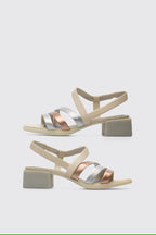 Elegant women's sandals made of genuine leather Camper Twins