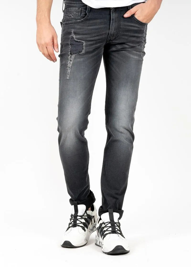 Men's black jeans Replay Anbass