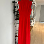 Ivy &amp; Oak Formal fitted dress, red 