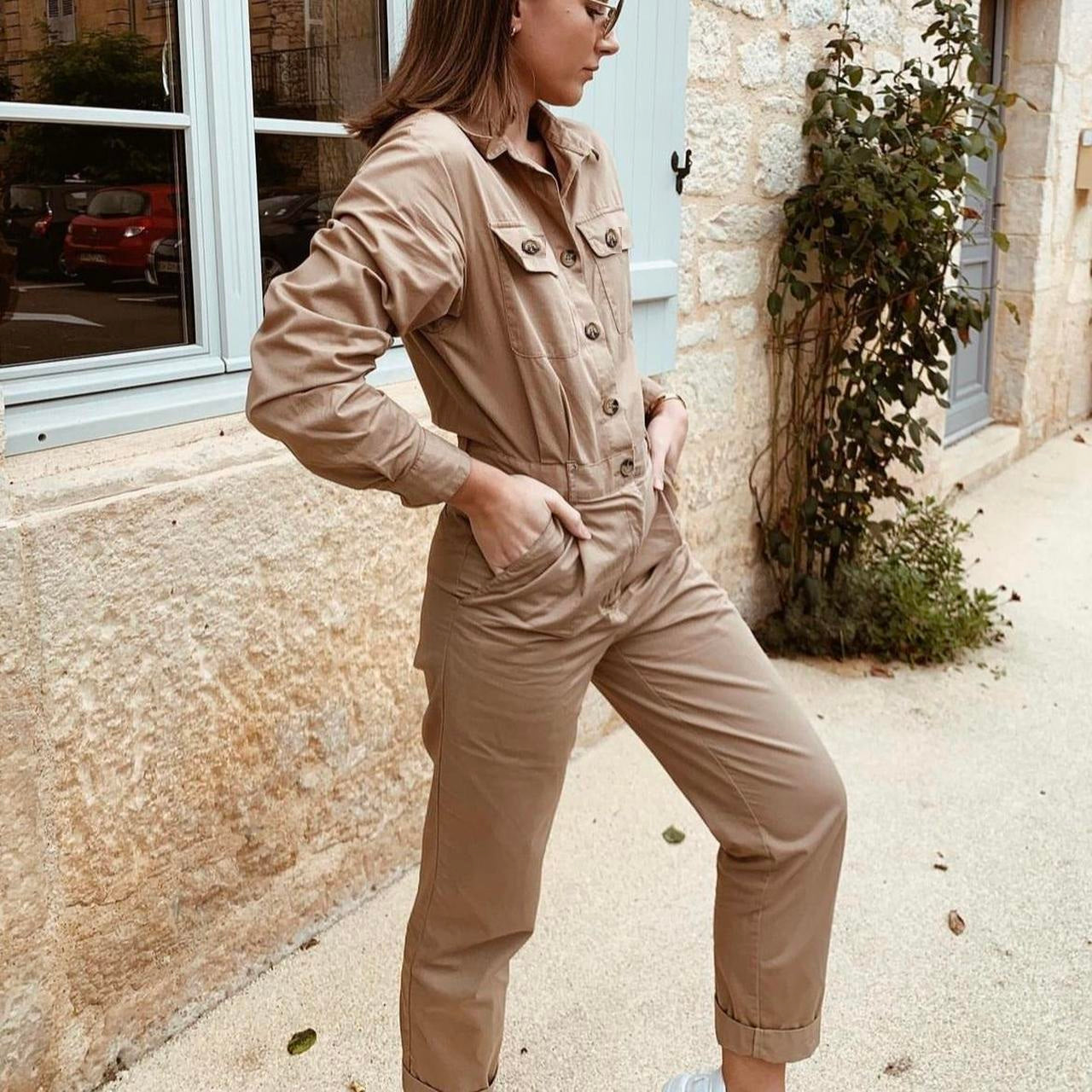 Women's jumpsuit Herrlicher, beige