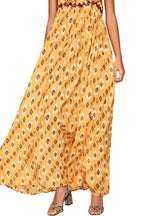 Pepe Jeans Women's cotton summer dress, yellow with print