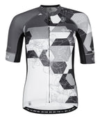 Kilpi Children's sports t-shirt with zipper, black and white