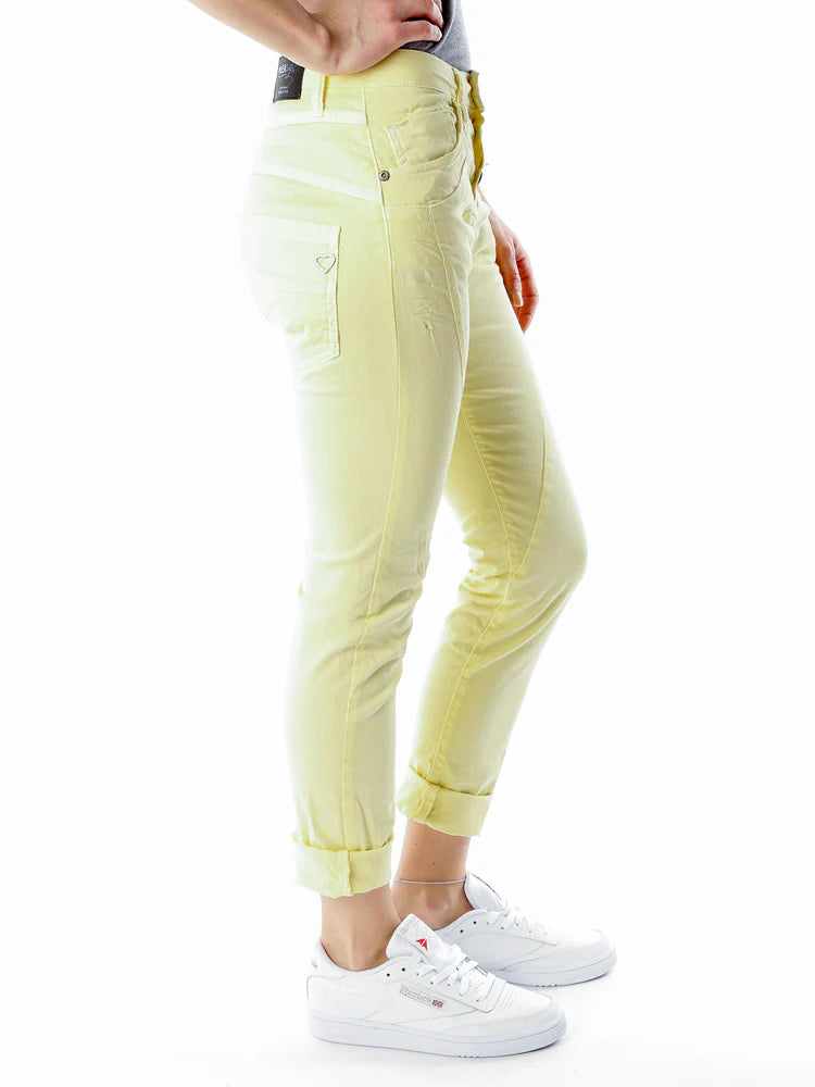 Women's cotton jeans Please, yellow