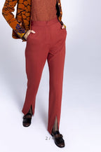 IVKO WOMAN women's trousers with front slits