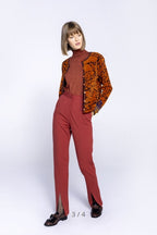 IVKO WOMAN women's trousers with front slits