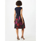 Apart Women's elegant dress, dark blue