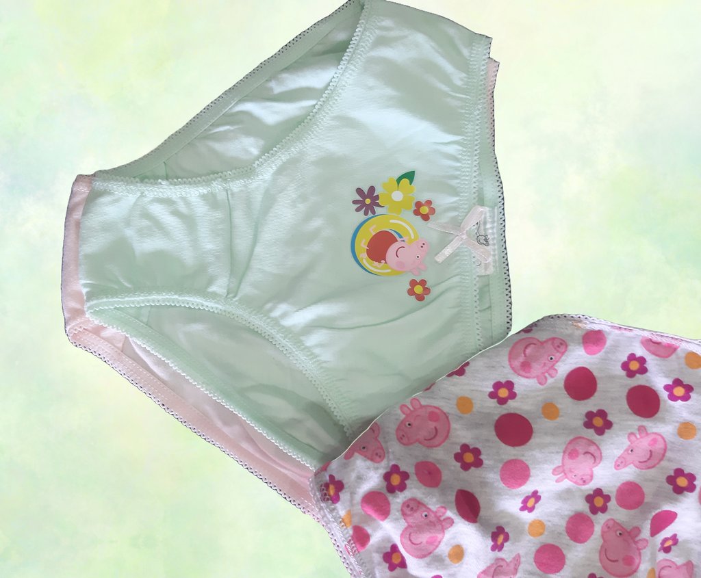 Pepa Pig Комплект детски гащички за момиче 4 броя, разноцветни