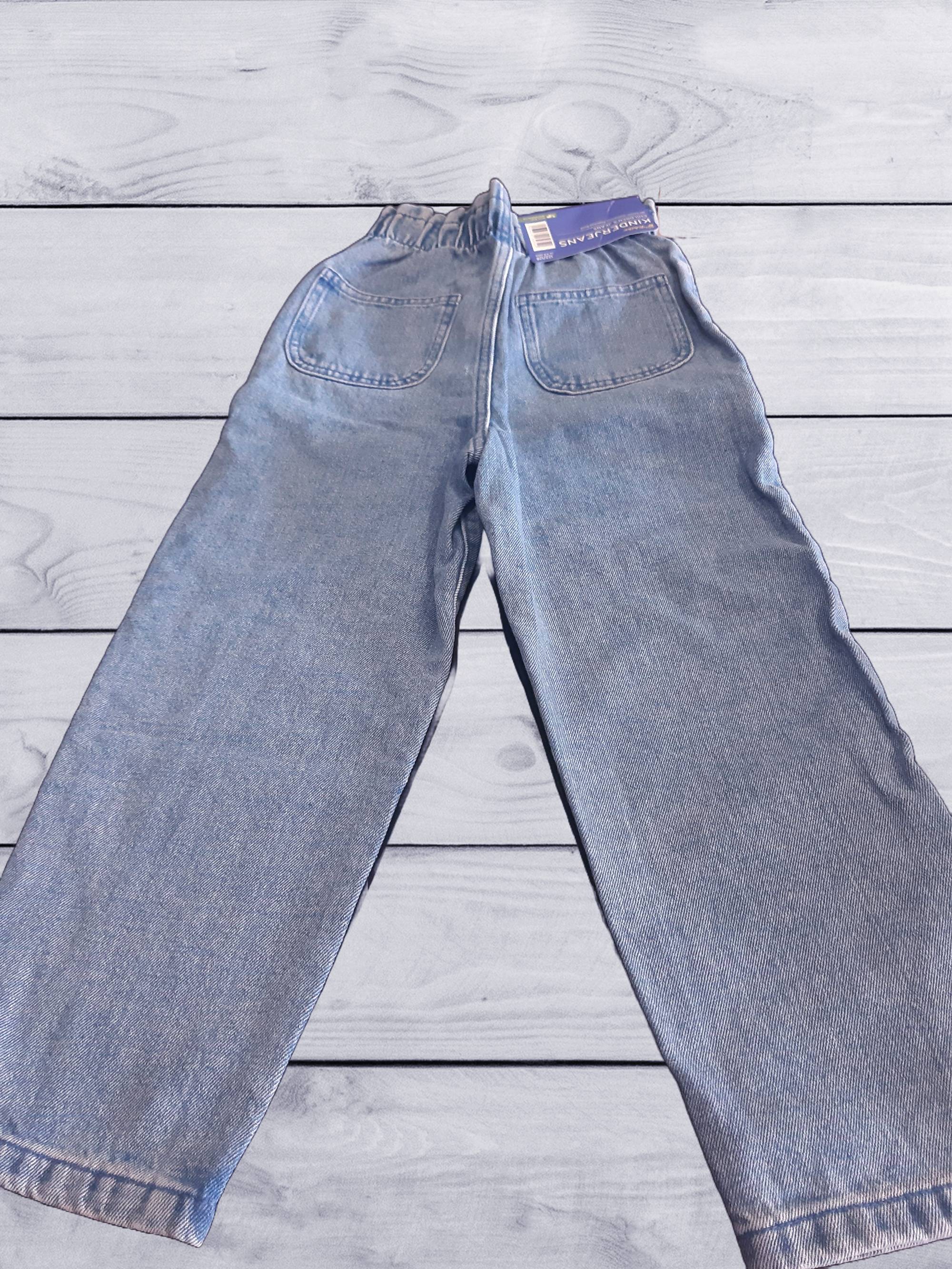 Children's cotton jeans, light blue