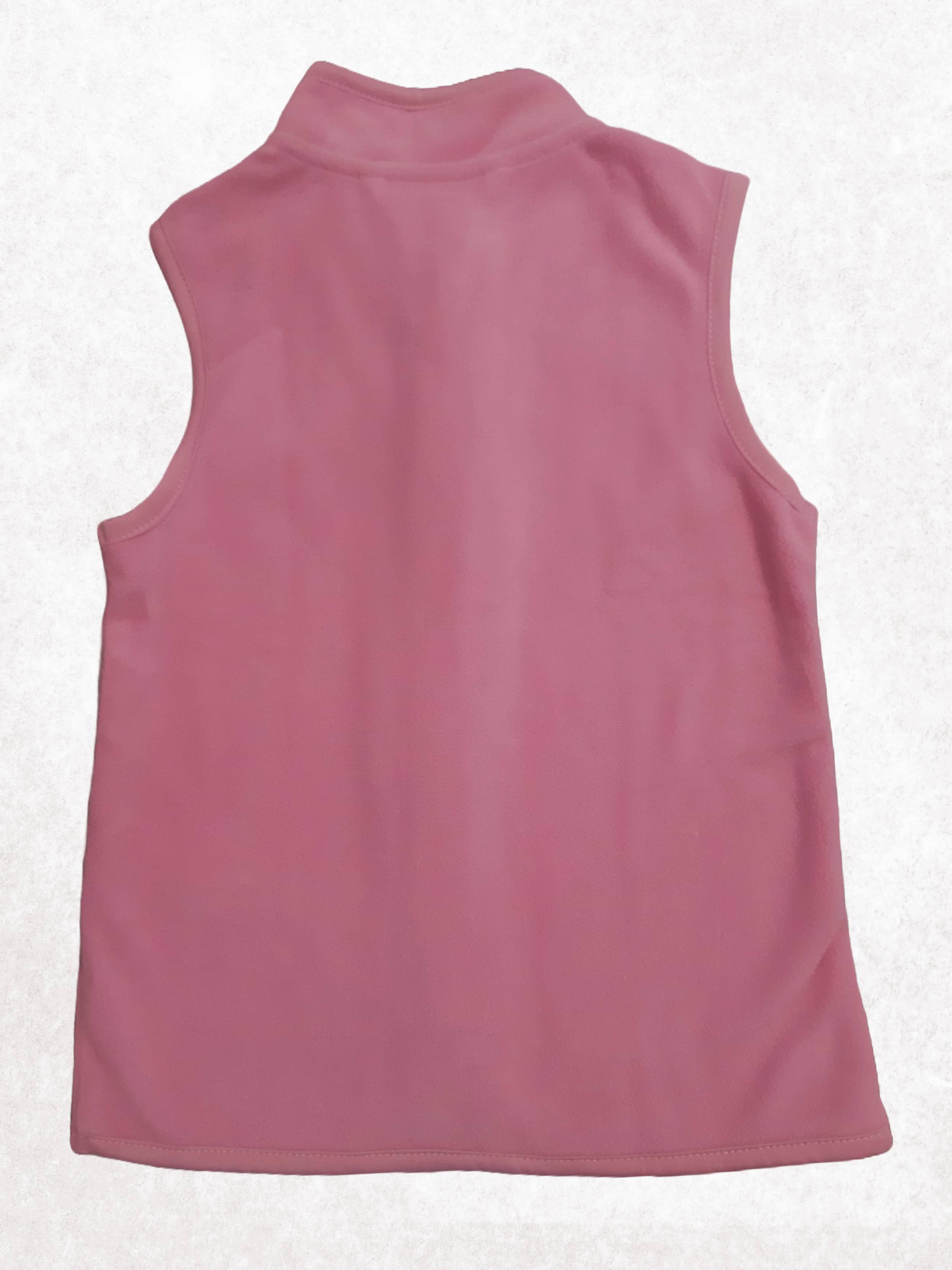 Children's sleeveless fleece jacket, blue 