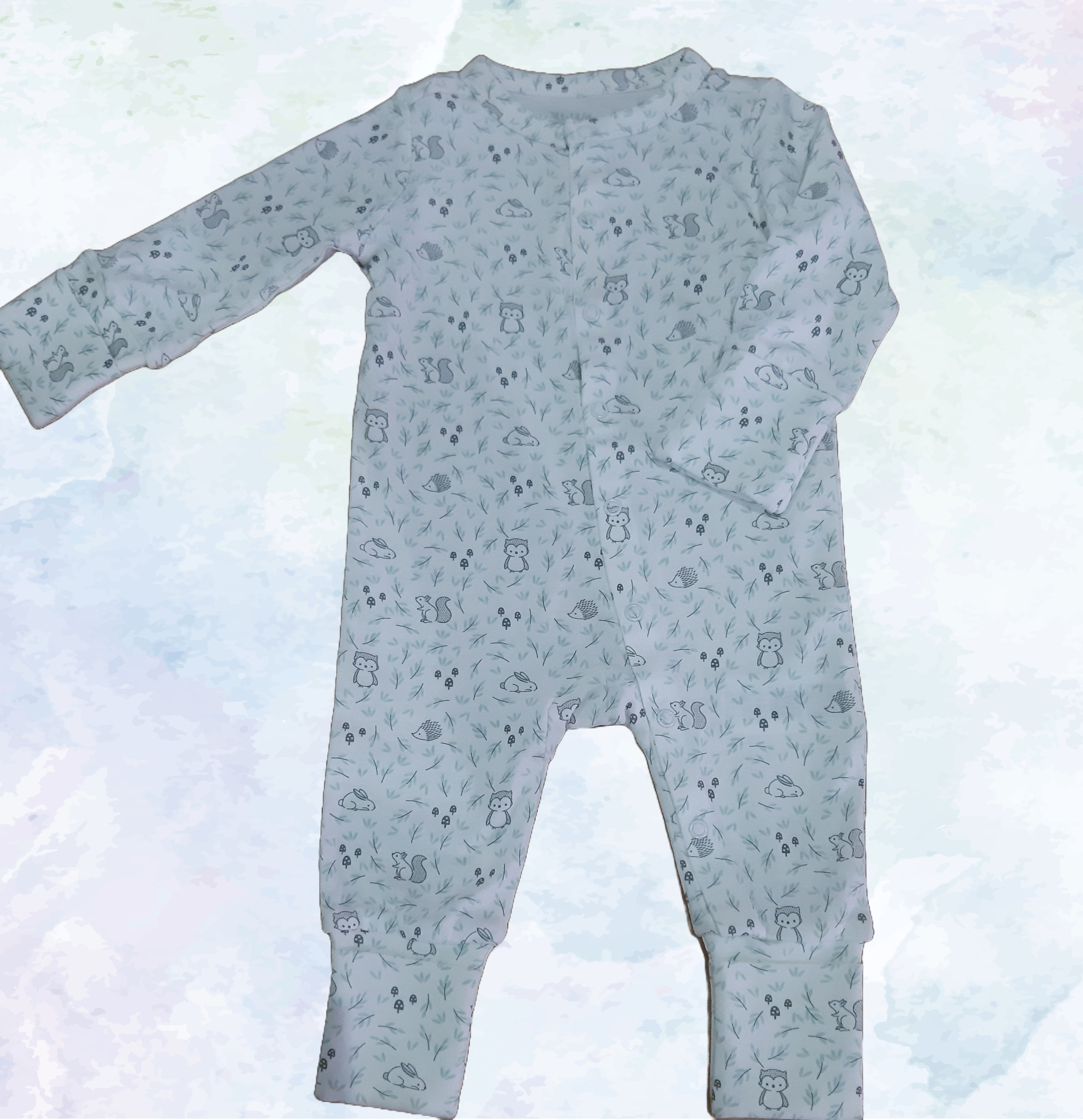 Set of 2 children's long-sleeved T-shirts, blue 