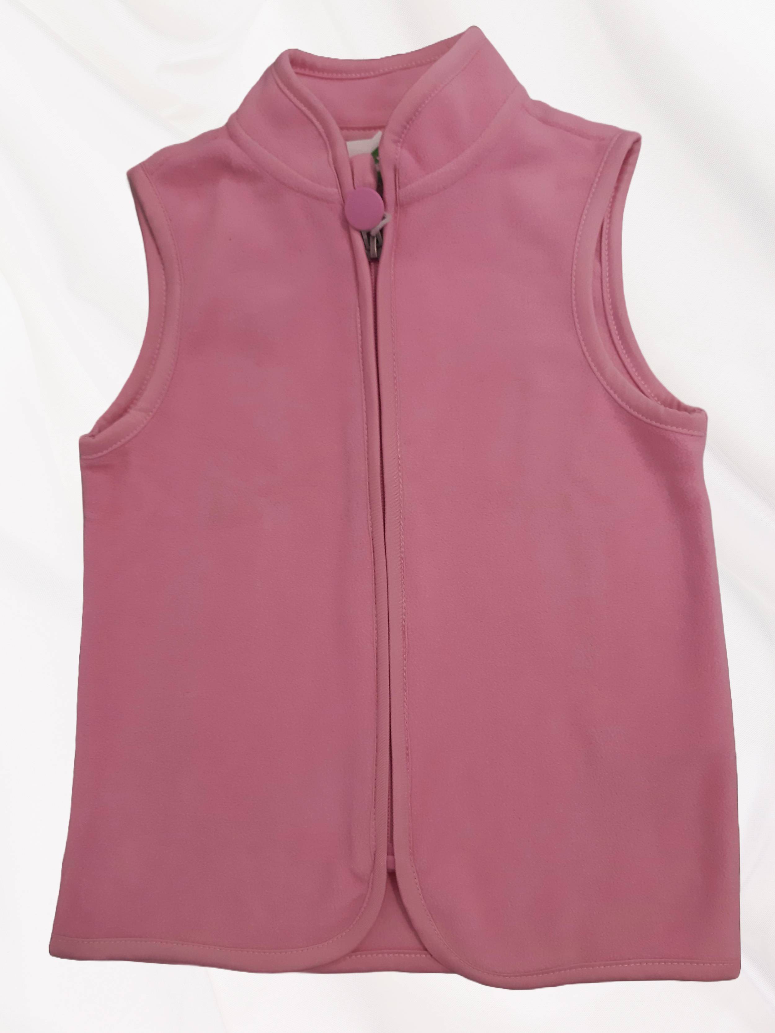 Children's sleeveless fleece jacket, blue 