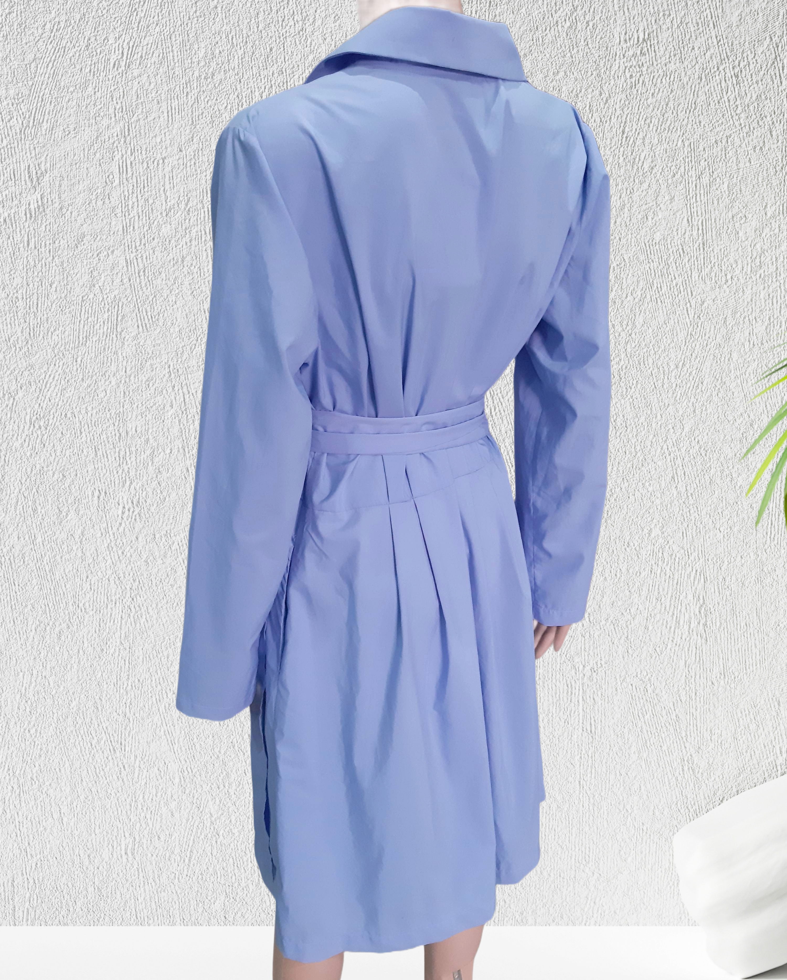 Apart Elegant wrap dress, blue